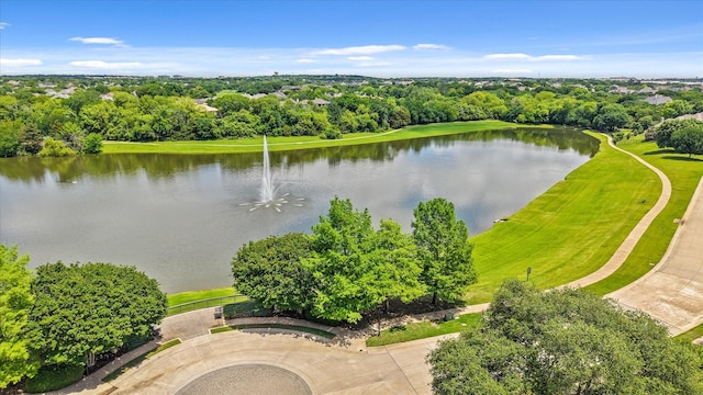 7208 Majestic Mnr, Colleyville, TX 76034 - aerial view of a nearby body of water and a tree filled landscape