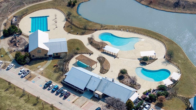 3609 Meridian Ave, Celina, TX 75009 - aerial view of a pool area