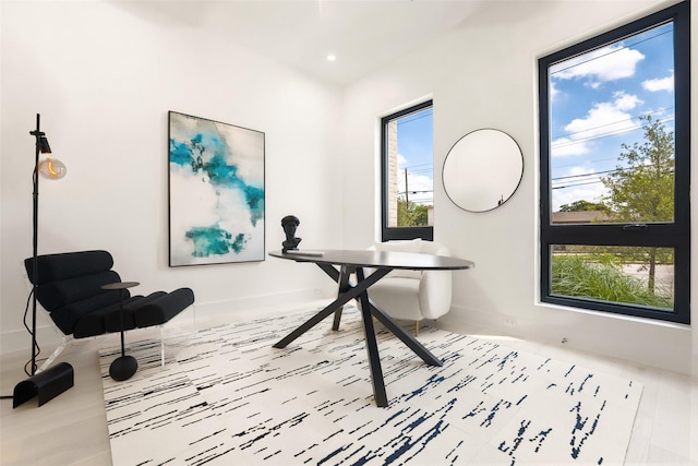 610 N Oak Cliff Blvd Unit 205, Dallas, TX 75208 - office space featuring plenty of natural light, baseboards, and recessed lighting