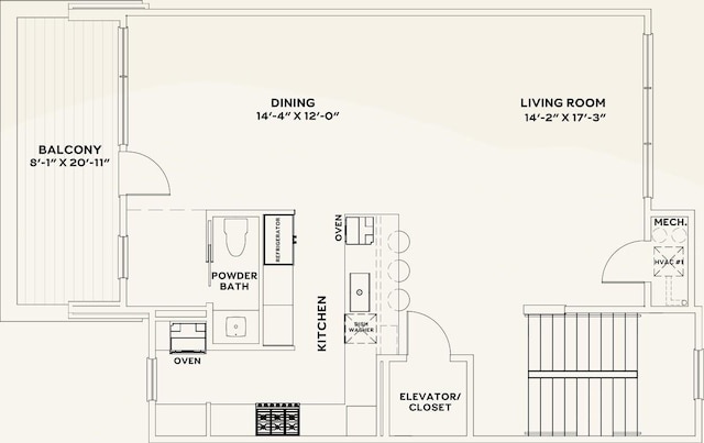 610 N Oak Cliff Blvd Unit 205, Dallas, TX 75208 - floor plan / room layout