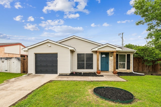 7116 Independence Dr, The Colony, TX 75056 - single story home with an attached garage, driveway, and brick siding