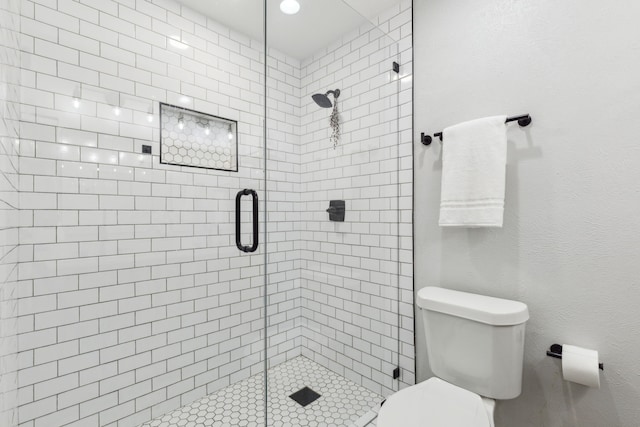 7116 Independence Dr, The Colony, TX 75056 - full bath featuring a shower stall and toilet
