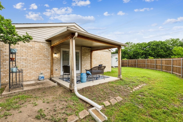 7116 Independence Dr, The Colony, TX 75056 - view of yard with a patio area