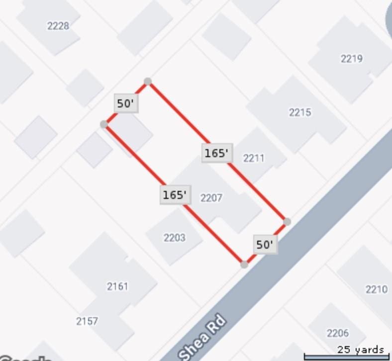 2207 Shea Rd, Dallas, TX 75235 - map / location of property area
