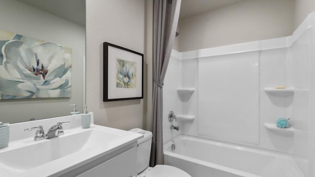4109 Azam Ln, Fort Worth, TX 76036 - full bathroom featuring  shower combination, toilet, and vanity