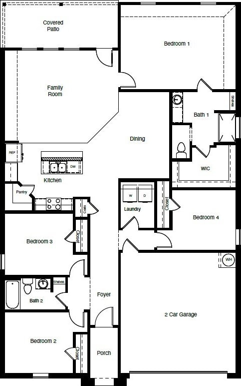 4109 Azam Ln, Fort Worth, TX 76036 - room layout