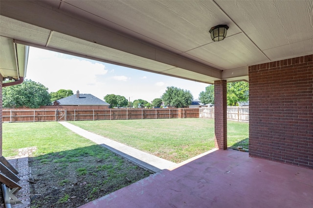 7118 Sable Cir, Abilene, TX 79606 - view of yard featuring a patio