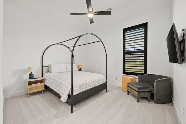 1914 Mann Pkwy, Celina, TX 75009 - carpeted bedroom with baseboards and a ceiling fan