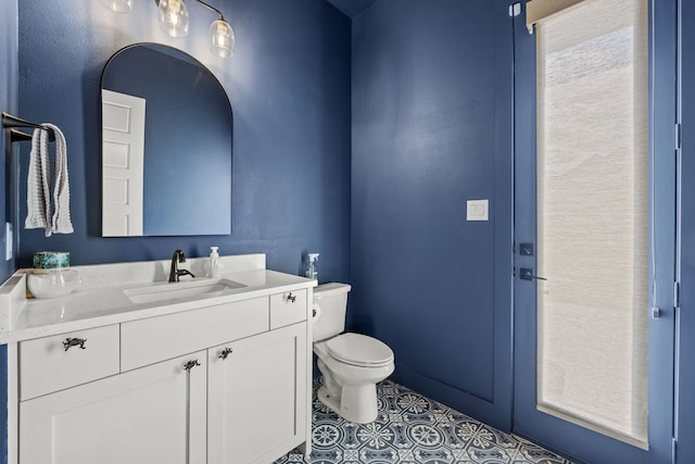 1914 Mann Pkwy, Celina, TX 75009 - bathroom featuring toilet, tile patterned floors, and vanity