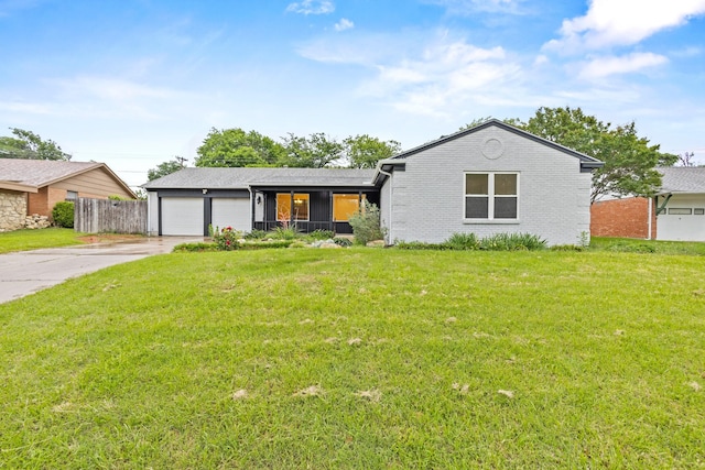 2909 Conejos Dr, Fort Worth, TX 76116 - single story home with concrete driveway, a garage, and brick siding