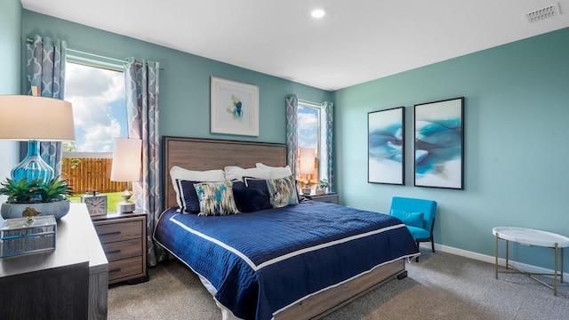 160 Trinity St, Grandview, TX 76050 - bedroom featuring carpet flooring, baseboards, and recessed lighting