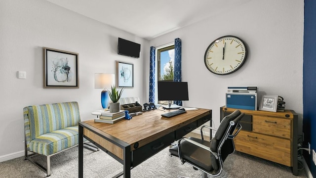 164 Trinity St, Grandview, TX 76050 - carpeted home office with baseboards