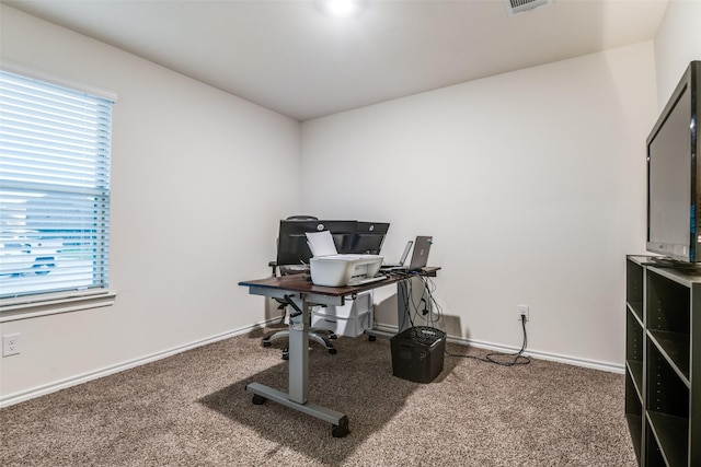 222 Redbarn Ln, Caddo Mills, TX 75135 - carpeted office featuring healthy amount of natural light and baseboards