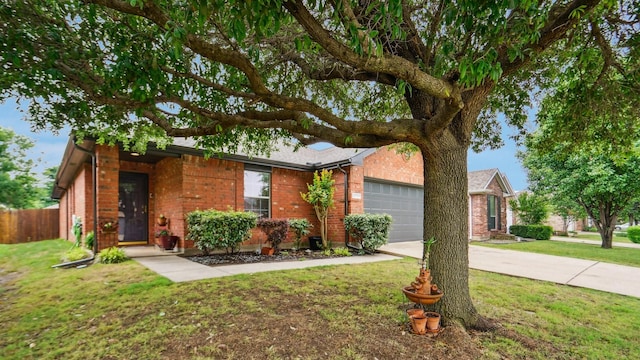 12712 Feathering Dr, Frisco, TX 75036 - single story home featuring a garage, driveway, and brick siding
