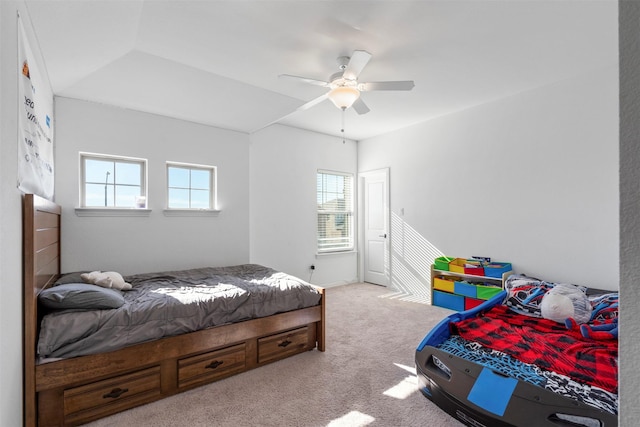 1420 Escondido Dr, Fort Worth, TX 76052 - carpeted bedroom with a ceiling fan