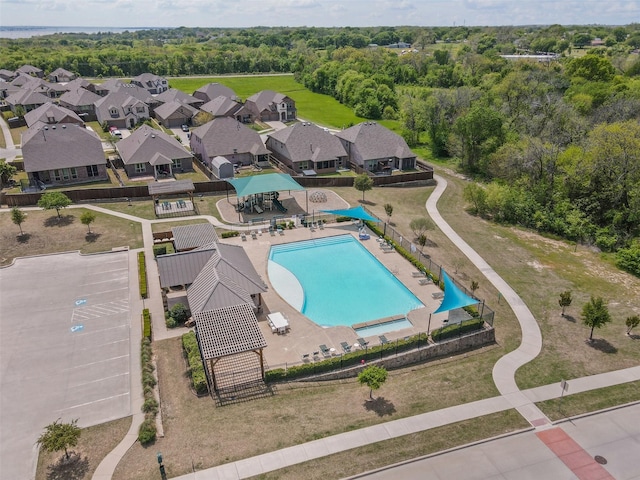 1744 Wildflower Ln, Wylie, TX 75098 - aerial view of a pool