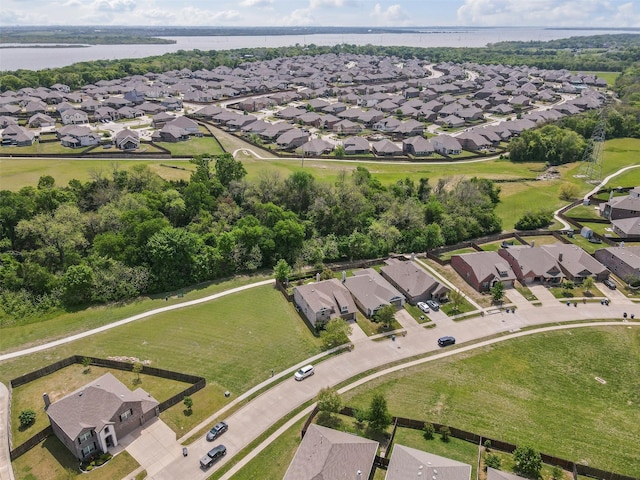 1744 Wildflower Ln, Wylie, TX 75098 - aerial view of property's location featuring nearby suburban area and a large body of water