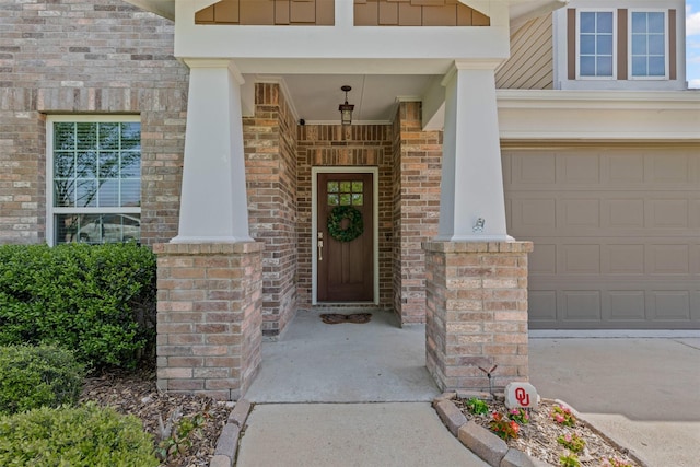 1744 Wildflower Ln, Wylie, TX 75098 - doorway to property with brick siding and covered porch