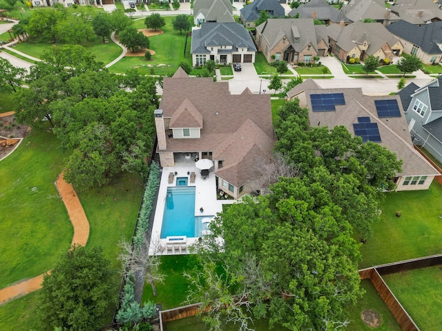 304 Nora Ln, Argyle, TX 76226 - aerial view of residential area with a pool
