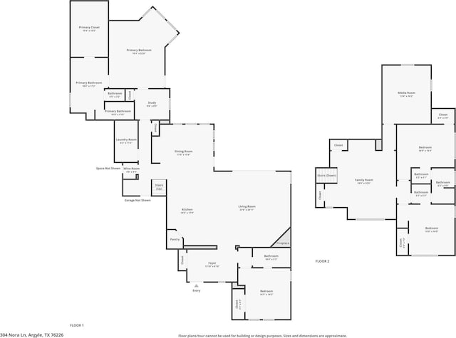 304 Nora Ln, Argyle, TX 76226 - home floor plan