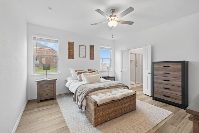 1223 Sequoia Ln, Princeton, TX 75407 - bedroom featuring multiple windows, light wood-style floors, and baseboards