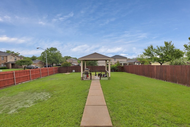3503 Ridge Crossing Dr, Dallas, TX 75227 - view of yard featuring a gazebo