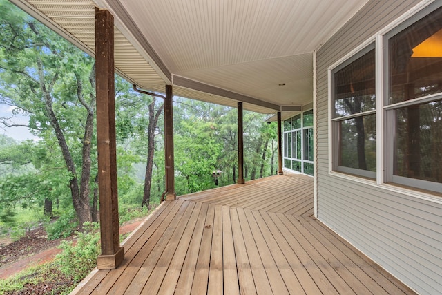 10080 Arvin Hill Rd, Aubrey, TX 76227 - view of wooden deck