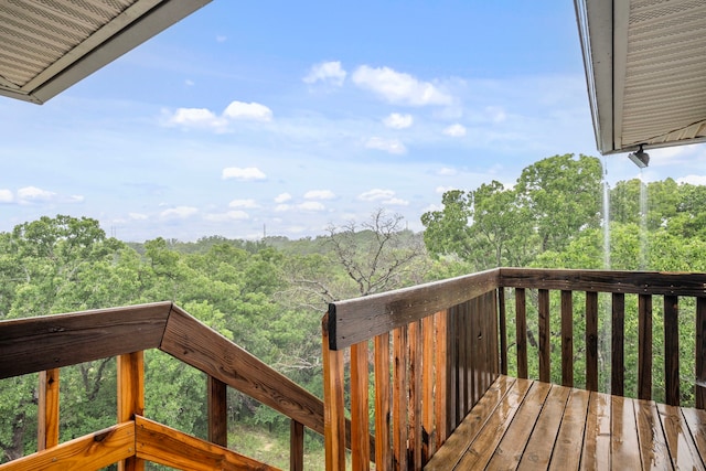10080 Arvin Hill Rd, Aubrey, TX 76227 - deck with a forest view