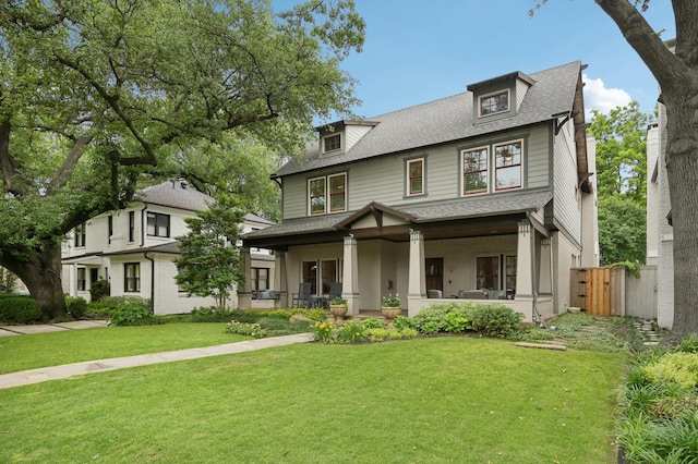 3728 Stanford Ave, University Park, TX 75225 - view of front of house featuring roof with shingles and covered porch