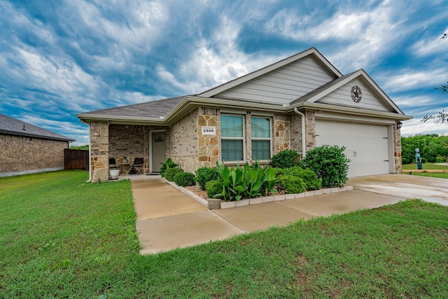 2308 Bellewood Ct, Crandall, TX 75114 - single story home with a garage and concrete driveway