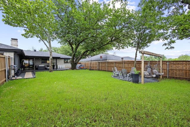 2512 Bennett Ave, Sherman, TX 75090 - view of yard featuring a patio area