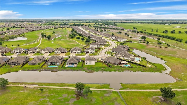 2643 Perdenales Dr, Royse City, TX 75189 - aerial perspective of suburban area with a nearby body of water