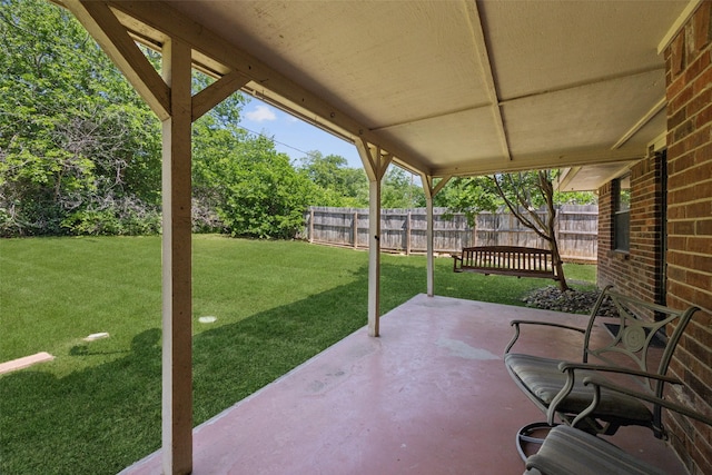 4204 Twilight Dr S, Benbrook, TX 76116 - view of patio / terrace