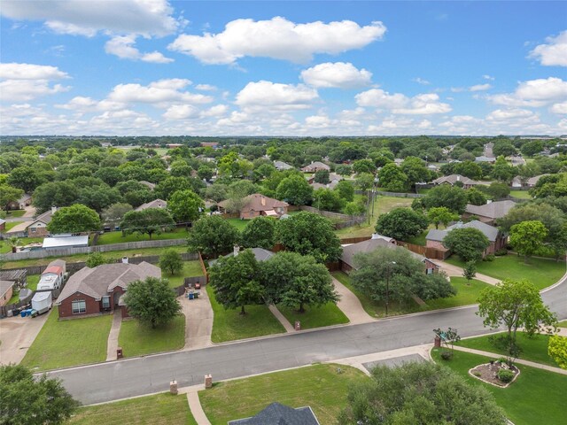 aerial perspective of suburban area