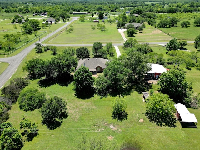 118 Brangus Ct, Paradise, TX 76073 - view of front facade with brick siding, a garage, an outdoor structure, and a front yard