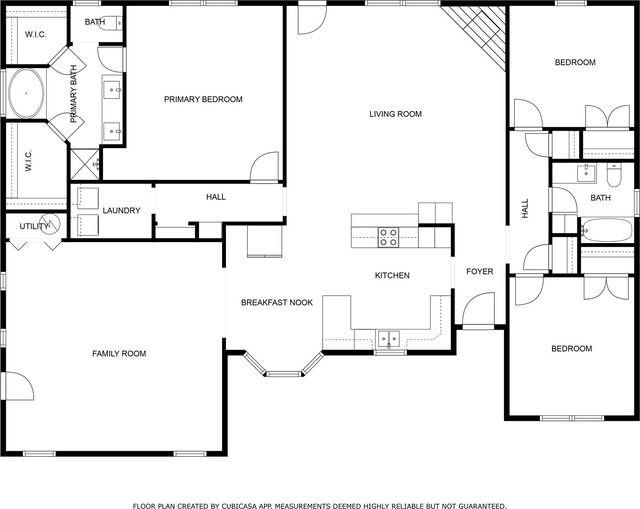 118 Brangus Ct, Paradise, TX 76073 - bedroom with carpet, recessed lighting, a ceiling fan, and baseboards