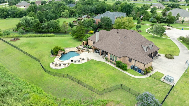 103 Fireside Ct, Mclendon Chisholm, TX 75032 - view from above of property with a pool area