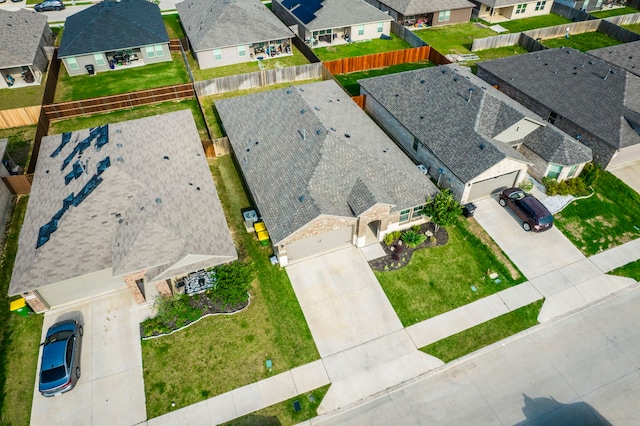 aerial perspective of suburban area