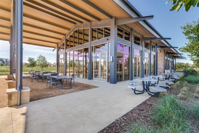 7412 Foxgrass Pl, Fort Worth, TX 76123 - view of patio / terrace featuring outdoor dining area