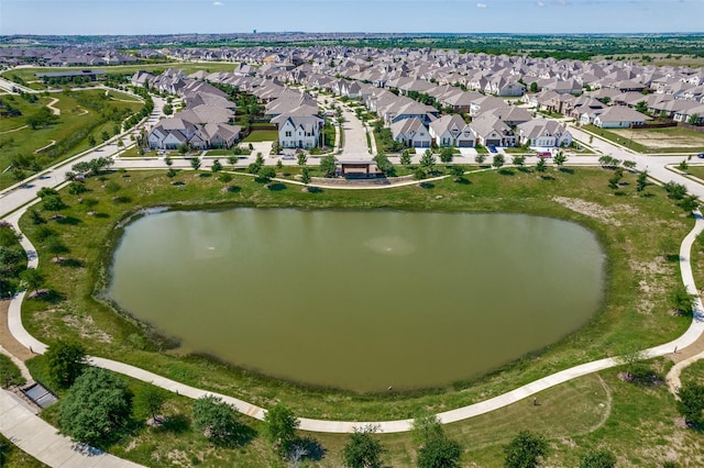 7412 Foxgrass Pl, Fort Worth, TX 76123 - aerial overview of property's location featuring a nearby body of water and nearby suburban area