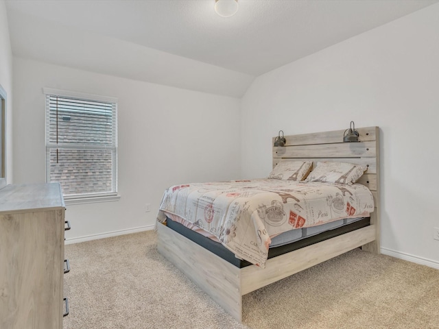 1116 Cobalt Dr, Celina, TX 75009 - carpeted bedroom featuring baseboards and vaulted ceiling