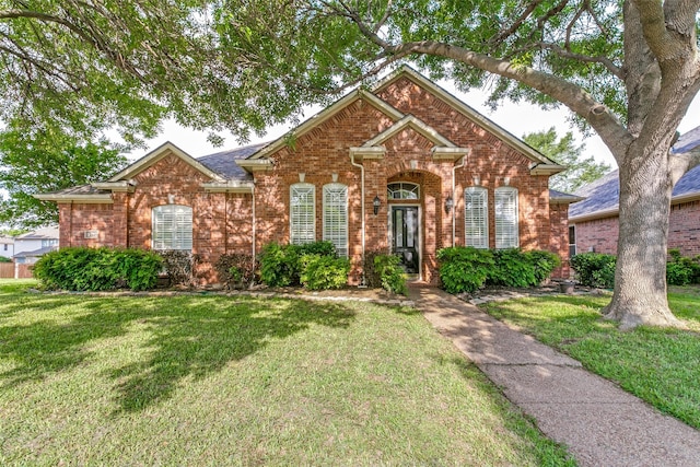 212 Longview Ct, Keller, TX 76248 - traditional-style house with brick siding and a front lawn