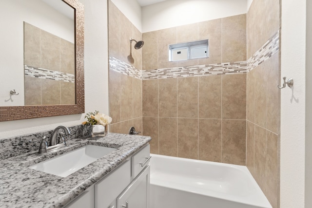 1504 Yale St, River Oaks, TX 76114 - bathroom with vanity and shower / bath combination
