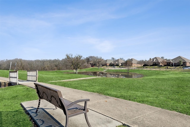 2002 Trinity Ln, Wylie, TX 75098 - view of patio / terrace featuring a residential view and a water view