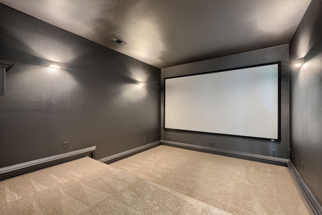 12809 Day Break Trl, Burleson, TX 76028 - home theater featuring carpet flooring and baseboards
