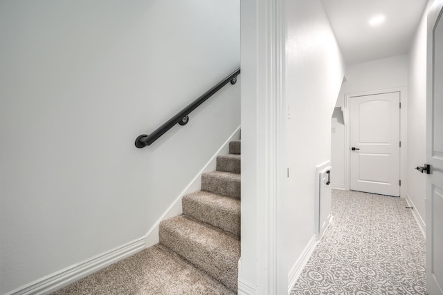 12809 Day Break Trl, Burleson, TX 76028 - stairway with baseboards