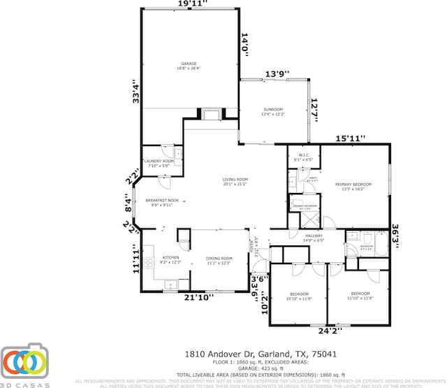 floor plan / room layout
