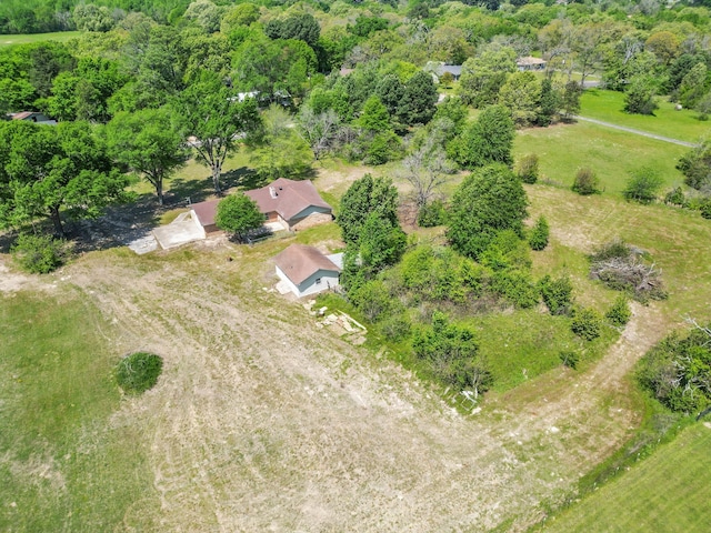 view from above of property
