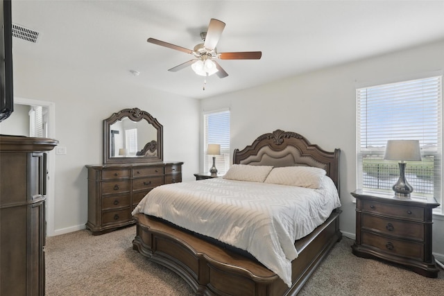 1206 Burlingame Dr, Cleburne, TX 76033 - bedroom with light carpet and ceiling fan