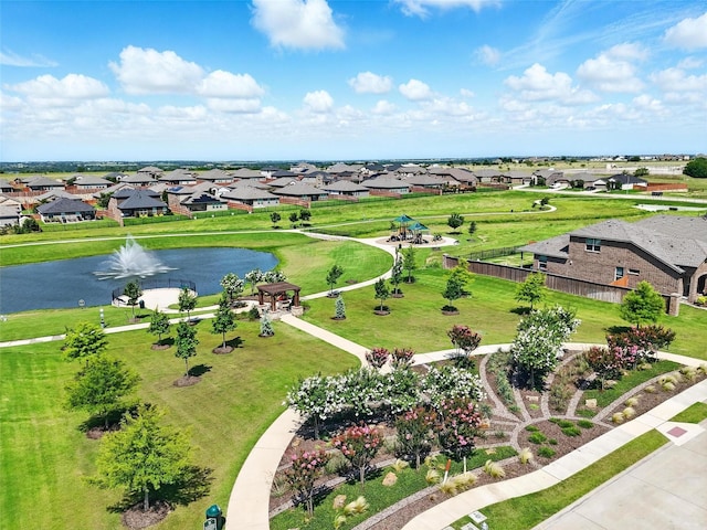 1206 Burlingame Dr, Cleburne, TX 76033 - aerial perspective of suburban area featuring a large body of water